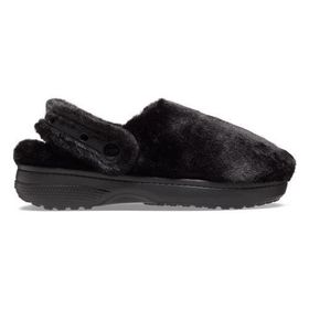 Crocs Classic Unfurgettable Clog 211116-001 İçi Kürklü Siyah Unisex Terlik