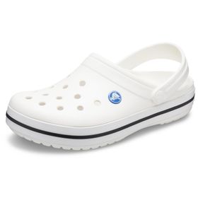 Crocs Crocband 11016-1WW Beyaz-Lacivert Unisex Terlik