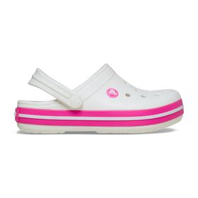 Crocs Crocband Clog 207006-6WU Beyaz Pembe Çocuk Terlik