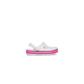 Crocs Crocband Clog T 207005-6WU Beyaz Pembe Çocuk Terlik