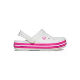 Crocs Crocband Clog T 207005-6WU Beyaz Pembe Çocuk Terlik