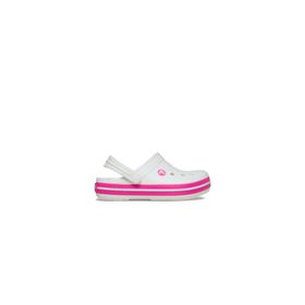 Crocs Crocband Clog T 207005-6WU Beyaz Pembe Çocuk Terlik