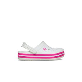 Crocs Crocband Clog T 207005-6WU Beyaz Pembe Çocuk Terlik