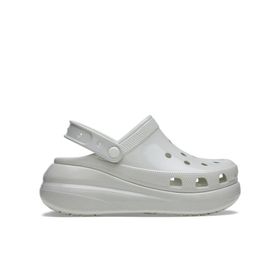 Crocs Crush High Shine 209285-1FT Clog Gri Kadın Terlik