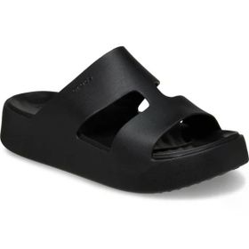 Crocs Getaway Platform H-Strap 209409-001 Siyah Kadın Terlik