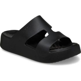 Crocs Getaway Platform H-Strap 209409-001 Siyah Kadın Terlik