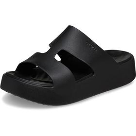 Crocs Getaway Platform H-Strap Siyah Kadın Sandalet