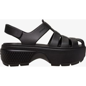 Crocs Stomp Fisherman Sandal 209938-001 Siyah Kadın Sandalet