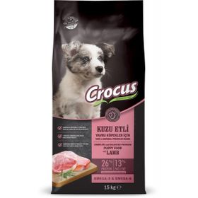 Crocus 15 Kg Puppy Kuzulu ve Pirinçli Yavru Köpek Maması