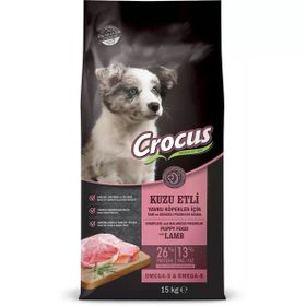 Crocus 15 Kg Puppy Kuzulu ve Pirinçli Yavru Köpek Maması