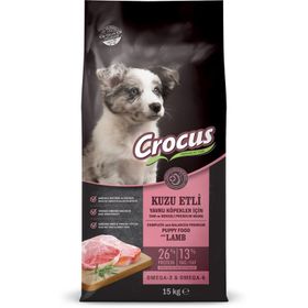 Crocus 15 Kg Puppy Kuzulu ve Pirinçli Yavru Köpek Maması