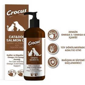 Crocus 200 ml Kedi Köpek Somon Yağı