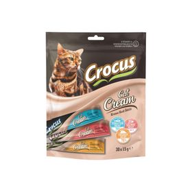 Crocus 30x15 gr 30'lu Karışık Krema Kedi Ödülü