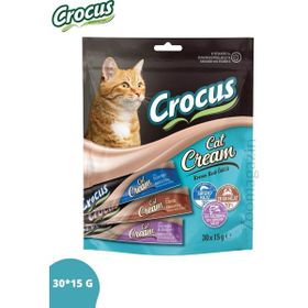 Crocus 30x15 gr Çoklu Somon Karides Yengeç Kedi Ödülü