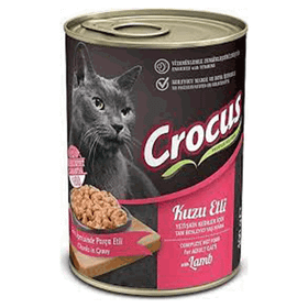Crocus 400 GR Kuzu Etli Yaş Kedi Maması
