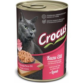 Crocus 400 gr Kuzulu Yetişkin Kedi Konserve Maması