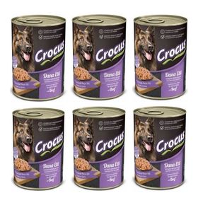 Crocus Dana Etli 6x400 gr Yetişkin Köpek Yaş Mama
