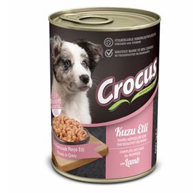 Crocus Kuzu Etli Yavru Köpek 12x400 gr Yaş Mama