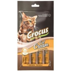 Crocus Tavuklu Krema 4x15 gr Kedi Ödülü