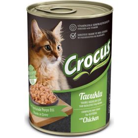 Crocus Yavru Tavuklu 4x400 gr Yaş Kedi Mama