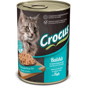 Crocus Yetişkin Balıklı 400 gr Yaş Kedi Mama