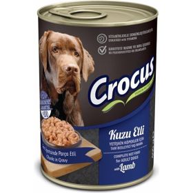 Crocus Yetişkin Köpek Kuzu Etli 6x400 gr Yaş Mama