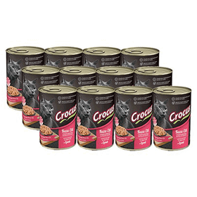 Crocus Yetişkin Kuzu Etli 400x12 gr Kedi Yaş Mama