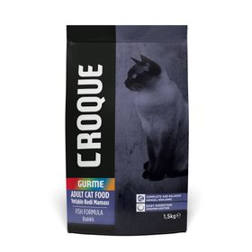 Croque Adult Cat Balıklı 1.5 kg Yetişkin Gurme Kuru Kedi Maması