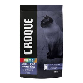 Croque Adult Cat Balıklı 1.5 kg Yetişkin Gurme Kuru Kedi Maması