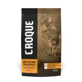 Croque Adult Cat Tavuk Etli 600 gr Yetişkin Kuru Kedi Maması