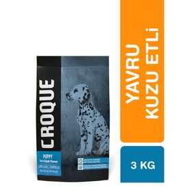 Croque Puppy Kuzu Etli 3 kg Yavru Kuru Köpek Maması
