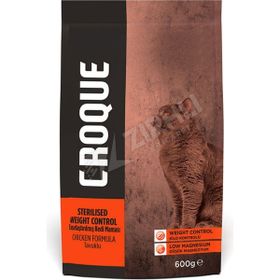 Croque Sterilised Tavuk Etli 600 gr Kısırlaştırılmış Kuru Kedi Maması