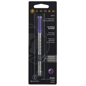 Cross 8014 Jel Roller Mor Renk Medium Uç Tükenmez Kalem Kartuşu