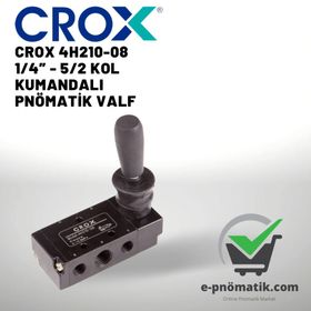 Crox 4H210-08 1/4-5/2 Kol Kumandalı Pnömatik Valf