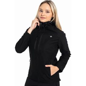 Crozwise 5037-10 Siyah Su Geçirmez Softshell Outdoor Kadın Mont
