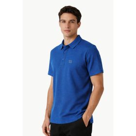 Crozwise 7152-10 Pike Kumaşlı Erkek Siyah Polo Tişört