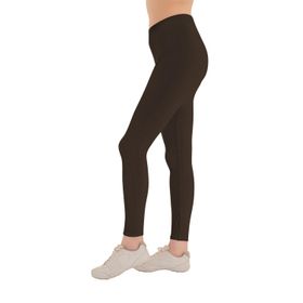 Crozwise Siyah Kadın Fitilli Dikişsiz Spor Tayt