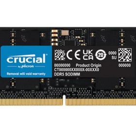 Crucial CT16G48C40S5 16 GB 4800 Hz DDR5 CL40 SODIMM Dizüstü Bilgisayar Bellek