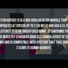 Crucial CT8G4DFS8213 8GB Ram Bellek