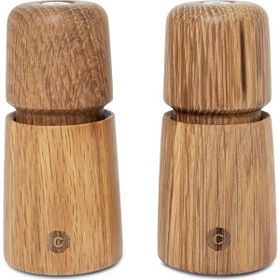 Crush Grind Stockholm 11 cm 2 Parça Oak Meşe Rengi Tuz Ve Karabiber Değirmeni