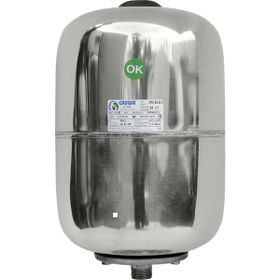 Cruwa Gri 24 lt 8 Bar Silindirik Tip Paslanmaz Hidrofor Tankı
