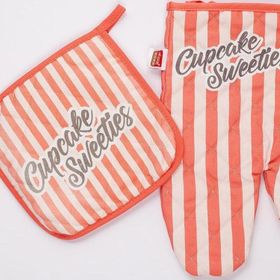 Crystal Cupcakes Mutfak Eldiveni ve Tutkaç Set