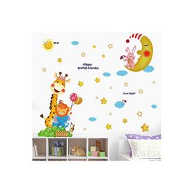Crystal Kids Aydede Ve Sevimli Hayvanlar Bebek Ve Çocuk Odası Pvc Duvar Stickerı