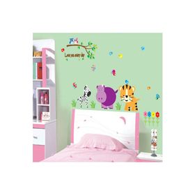 Crystal Kids Bebek Odası Sevimli Hayvanlar Çıkartması Duvar Stickerı