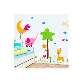 Crystal Kids Bebek Odası Sevimli Hayvanlar Çıkartması Duvar Stickerı