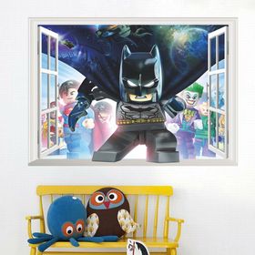 Crystal Kids Çocuk Odası Lego Batman Betmen Pvc Duvar Stickerı