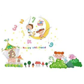 Crystal Kids Mutlu Çocuklar Bebek ve Çocuk Odası Dekorasyonu Duvar Sticker