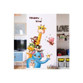 Crystal Kids Müzik Yapan Neşeli Hayvanlar Bebek ve Çocuk Odası Duvar Sticker