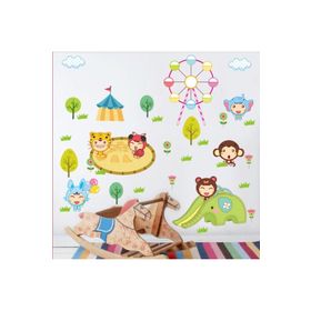 Crystal Kids Sevimli Bebekler Lunapark Bebek Ve Çocuk Odası Pvc Duvar Stickerı