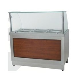 CSA Doğalgazlı Tezgahlı 160X90X85/135 cm Karacasan Sıcak Servis Benmarisi